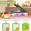 Fatiador e Cortador de Legumes 16 em 1 – Multifuncional com Coletor
