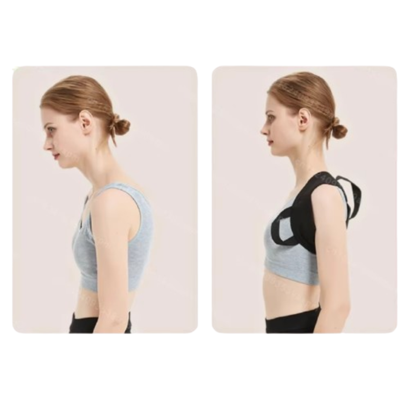 Corretor de Postura Ajustável – Conforto, Suporte e Alívio da Dor para Homens e Mulheres