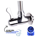 Torneira bica flexível e giratória 360°