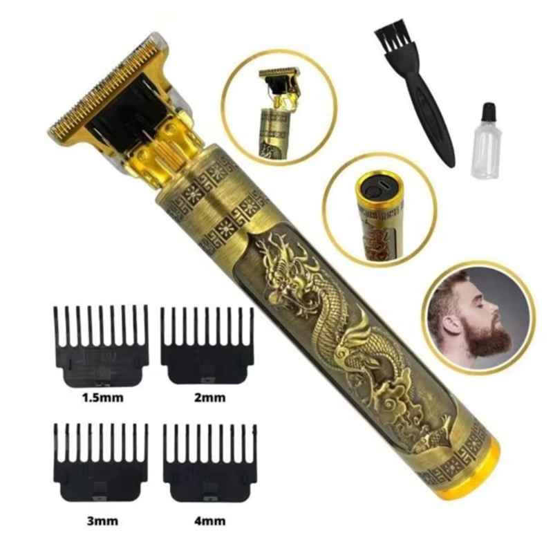 Máquina de Barbeiro Masculina 3 em 1 – O Barbeador Elétrico que Entrega Precisão e Estilo!