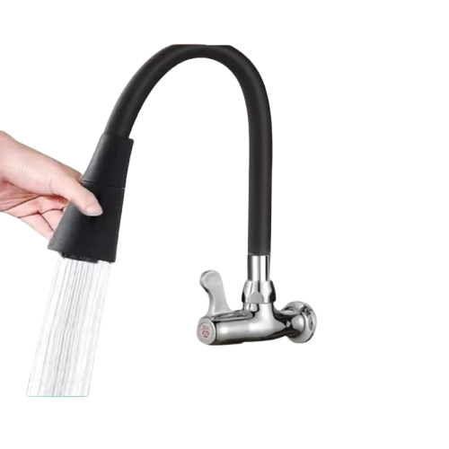 Torneira bica flexível e giratória 360°