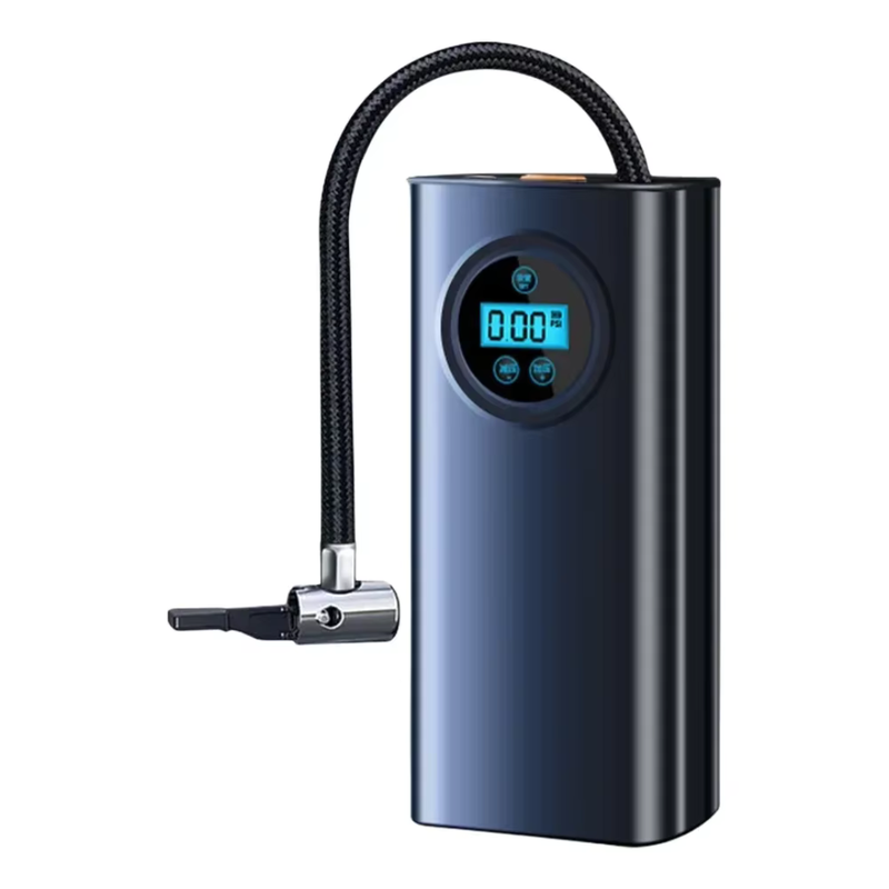 Inflador de Pneus de Alta Precisão com Display LCD – Portátil e Potente