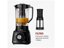 Liquidificador Mondial Turbo Power L-99 FB Preto com Filtro 3 Velocidades 550W - 110V